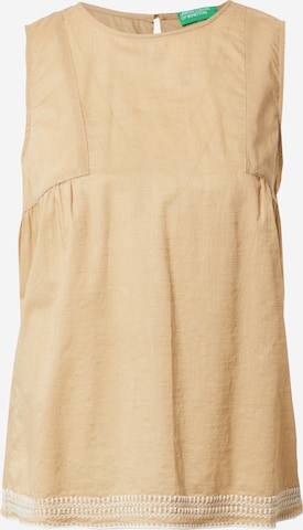 UNITED COLORS OF BENETTON Bluse i beige: forside