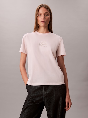 Maglietta 'CLASSIC' di Calvin Klein Jeans in rosa: frontale