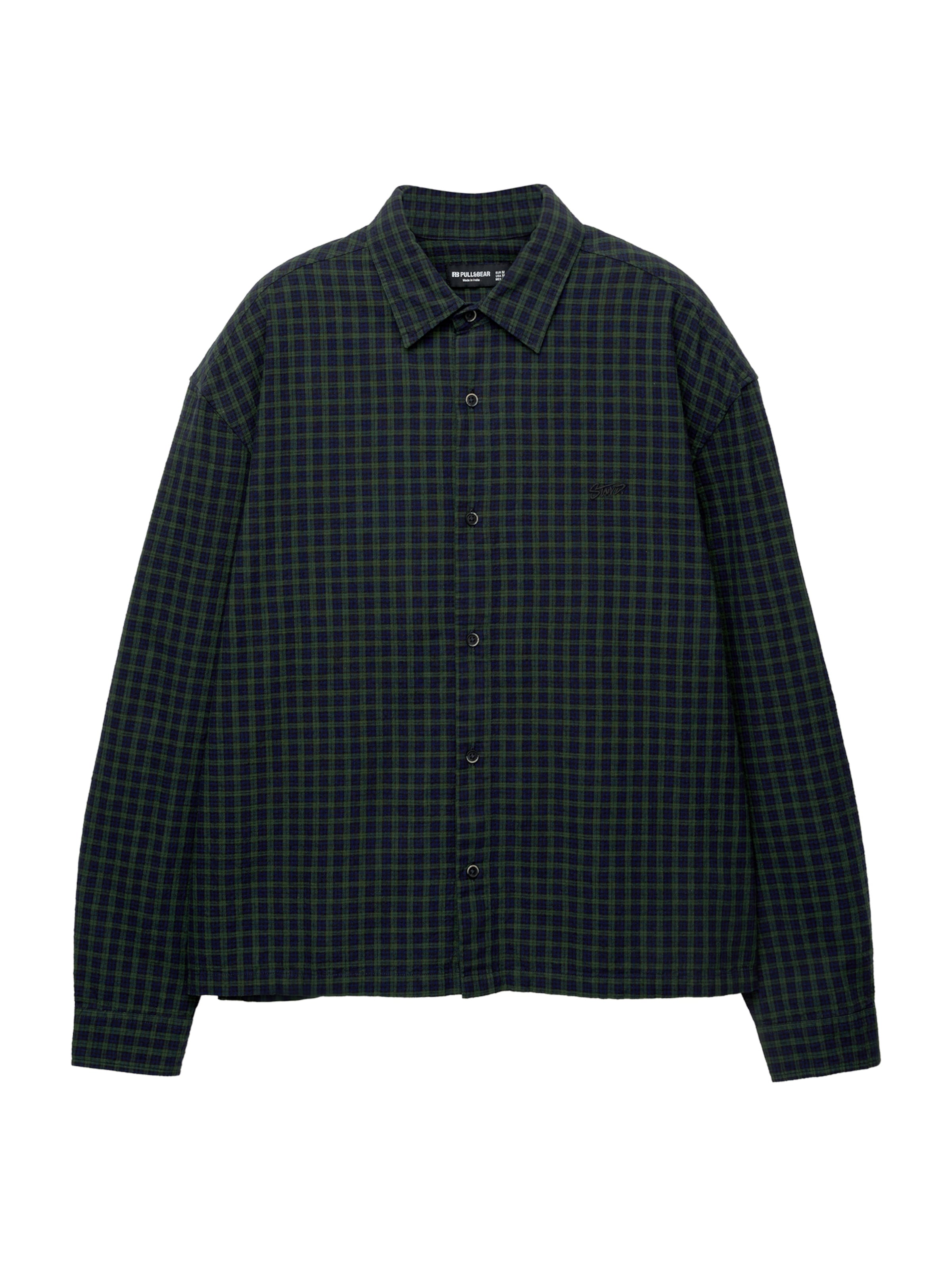 Pull&Bear Comfort fit Koszula w kolorze niebieski: przód