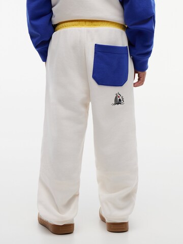 Loosefit Pantalon TOMMY HILFIGER en blanc