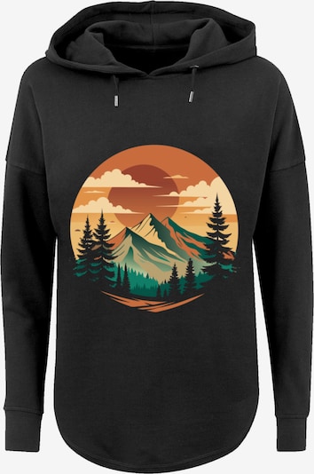 F4NT4STIC Sweatshirt 'Sonnenuntergang Berglandschaft' in mischfarben / black denim, Produktansicht