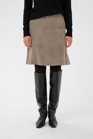 Jupe 'Carnika' InWear en beige : devant