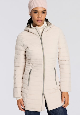 G.I.G.A. DX by killtec Winter Coat in Beige: front