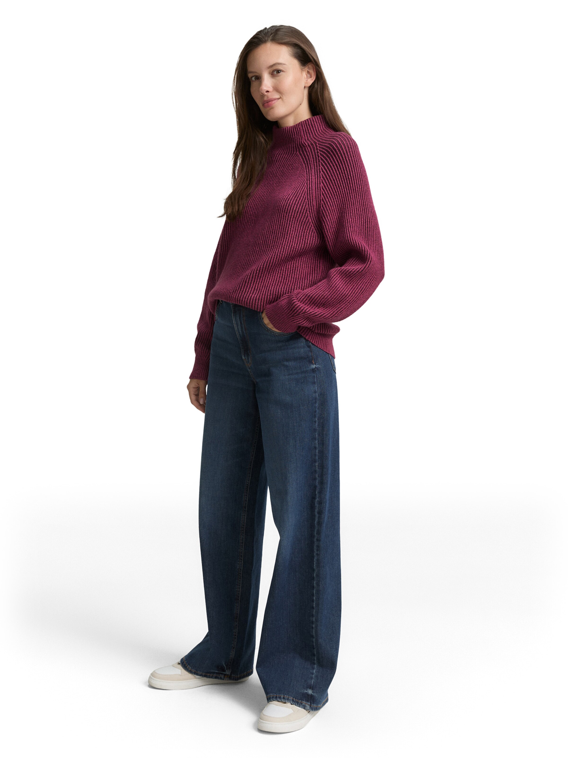 TOM TAILOR Pullover in Lila