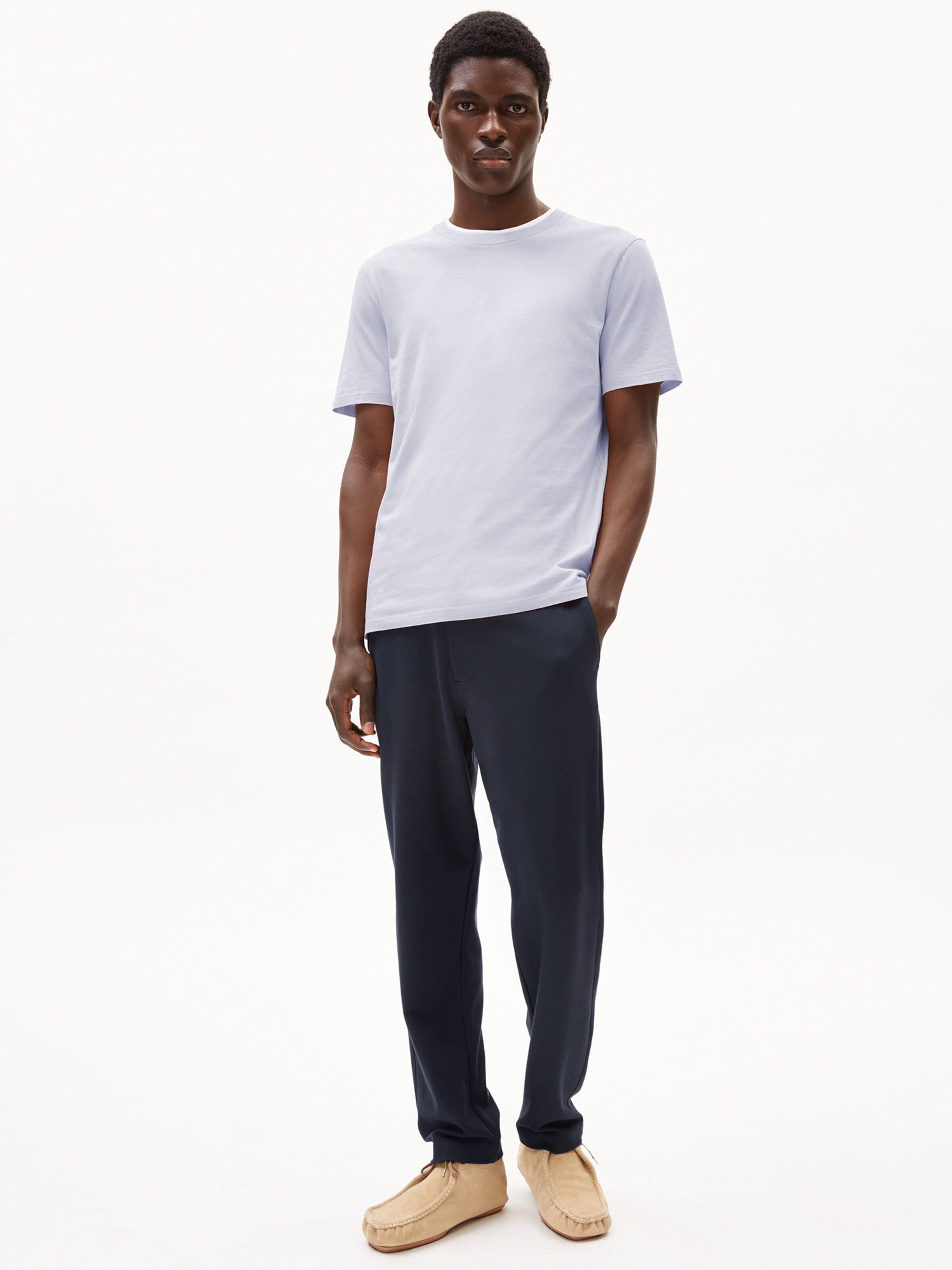 ARMEDANGELS Regular Fit T-Shirt ' JAAMES ' in Blau: Vorderseite