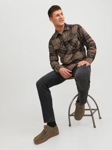 JACK & JONES Baggy Jeans 'Mike' in Zwart