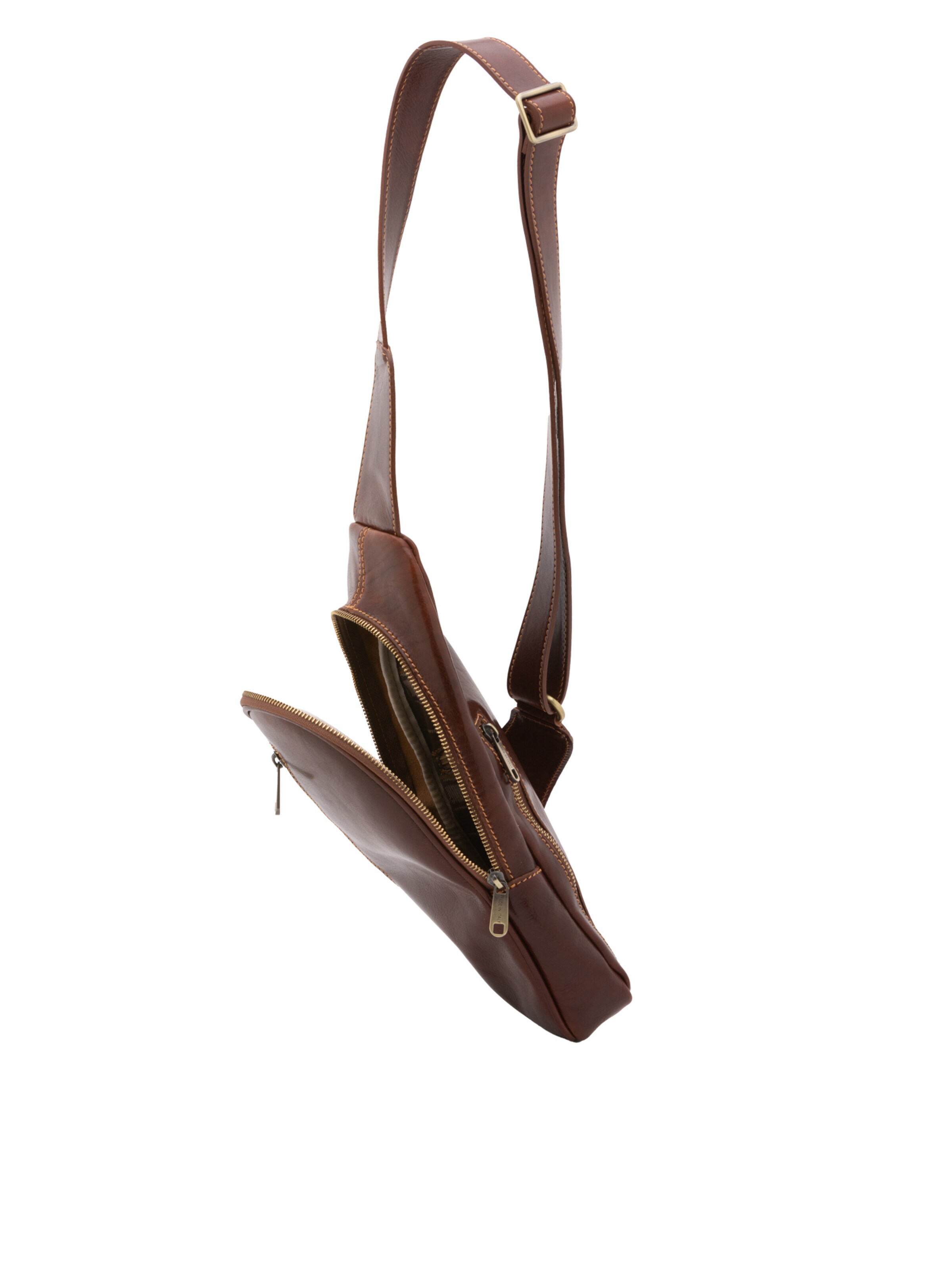 Viola Castellani Schoudertas in Bruin