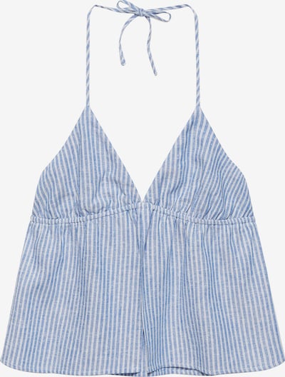 Pull&Bear Toppi koossa XS värissä vaaleansininen / valkoinen, Tuotenäkymä