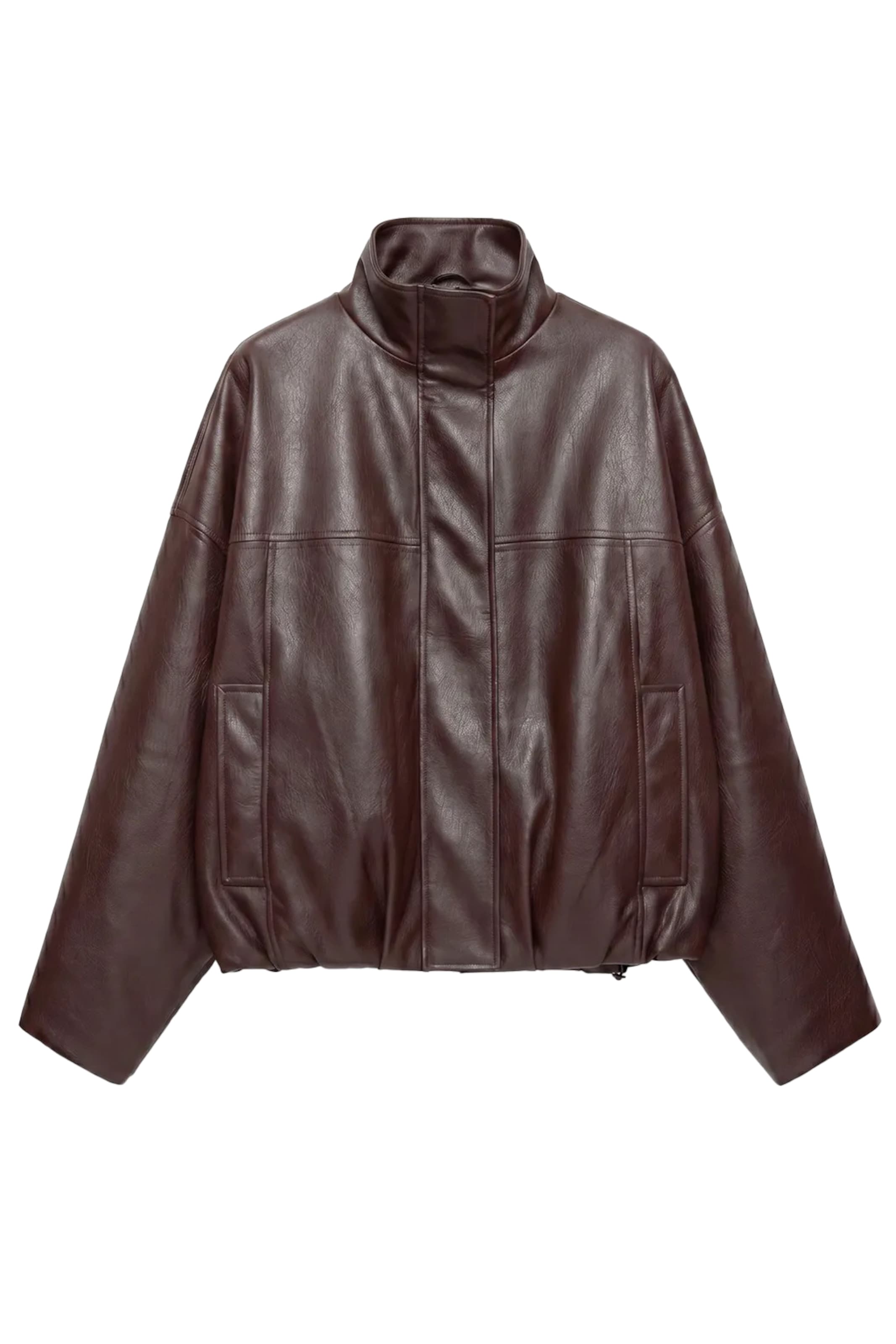 Pull&Bear Overgangsjakke i XS i brun, Produktvisning