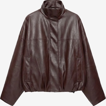 Pull&Bear Tussenjas in Bruin: voorkant