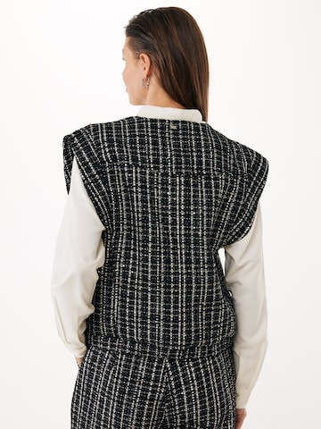 MEXX Gebreid vest in Zwart