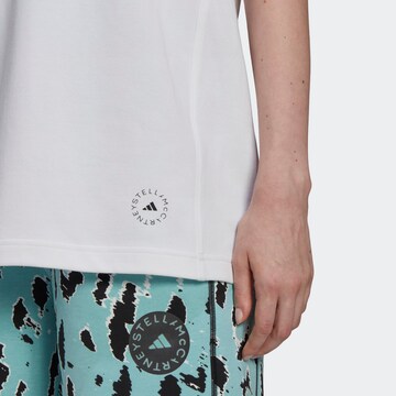 ADIDAS BY STELLA MCCARTNEY - Camiseta funcional 'Logo' en blanco