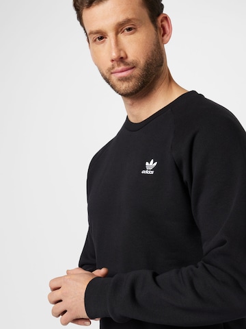 ADIDAS ORIGINALSSweater majica 'Trefoil Essentials ' - crna boja