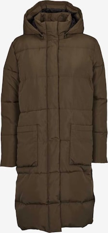 Manteau d’hiver 'Dagmar' basic apparel en vert : devant