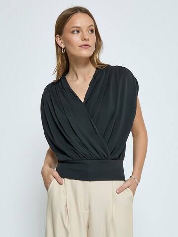 minus Blouse 'Elvie' in Black: front