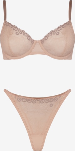 C&City BH-Set in Beige: Vorderseite