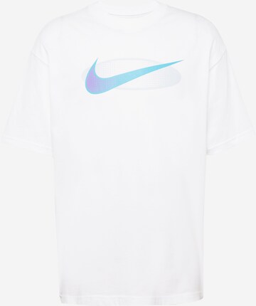 Nike Sportswear Тениска в бяло: отпред