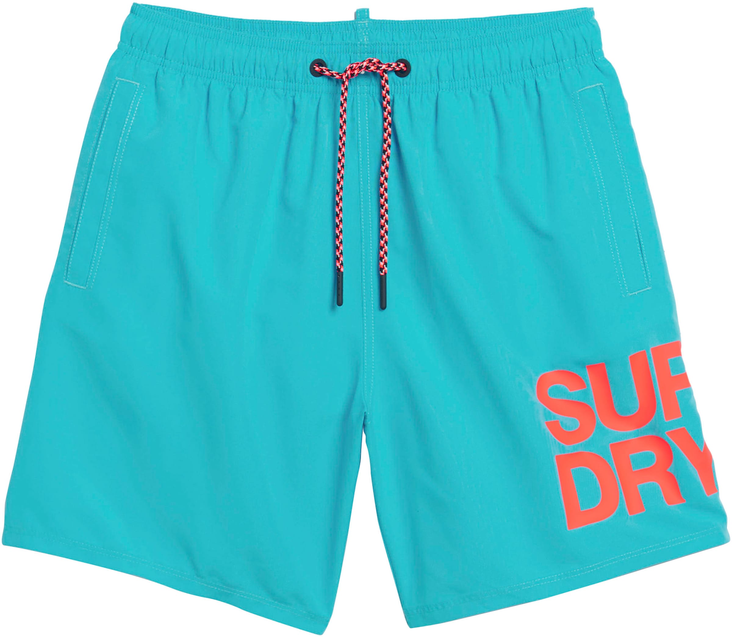 Superdry & Co Board Shorts in Blue: front