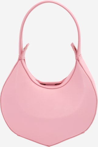 PATRIZIA PEPE - Bolso de mano en rosa: frente