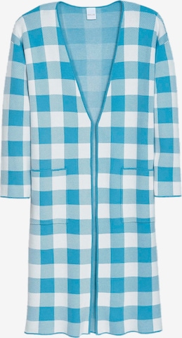 MADELEINE Between-Seasons Coat in Blue: front