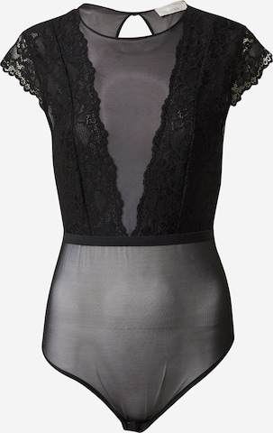 Guido Maria Kretschmer Women - Camisa body 'Jolina' em preto: frente