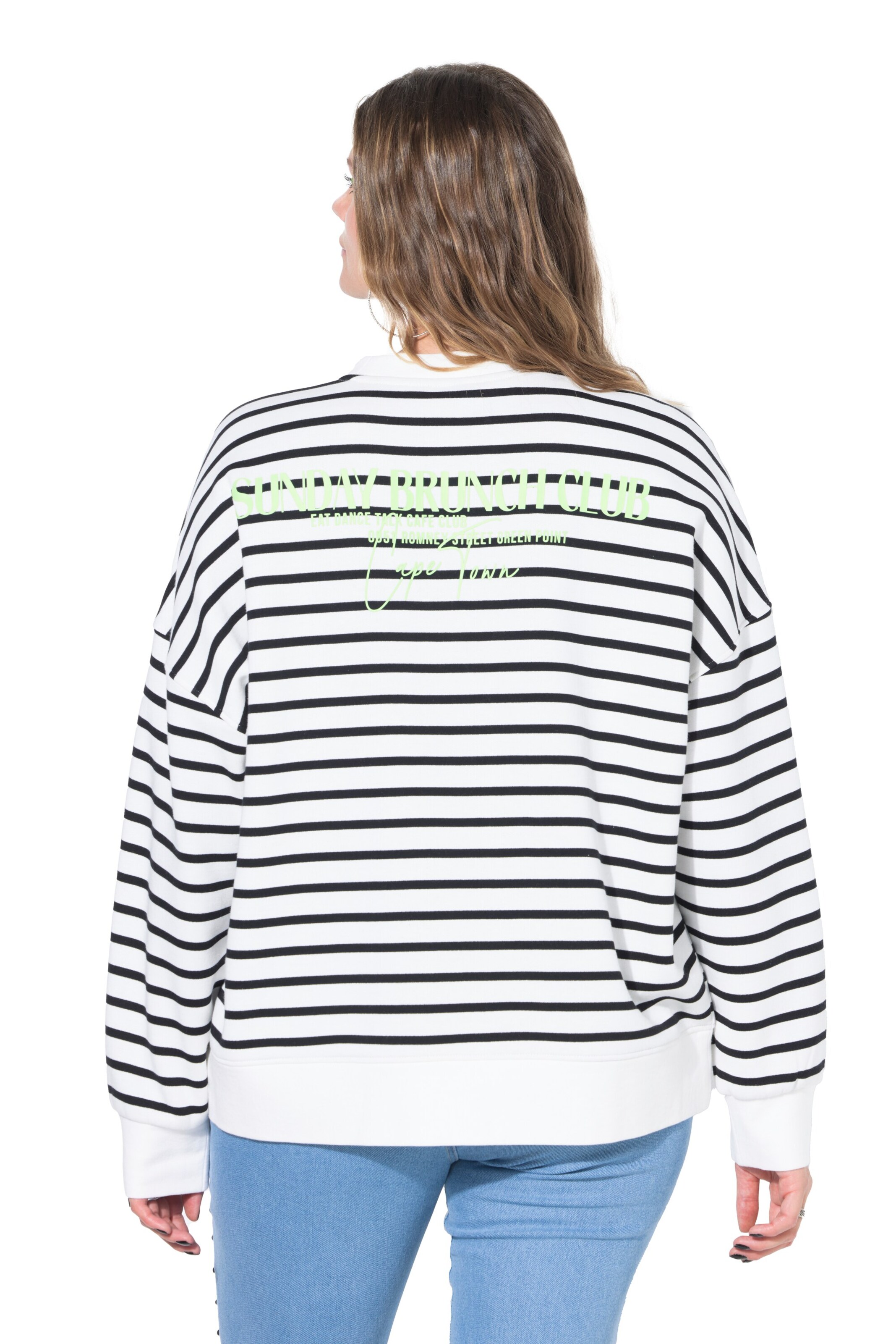 Studio Untold Sweatshirt in Zwart: voorkant