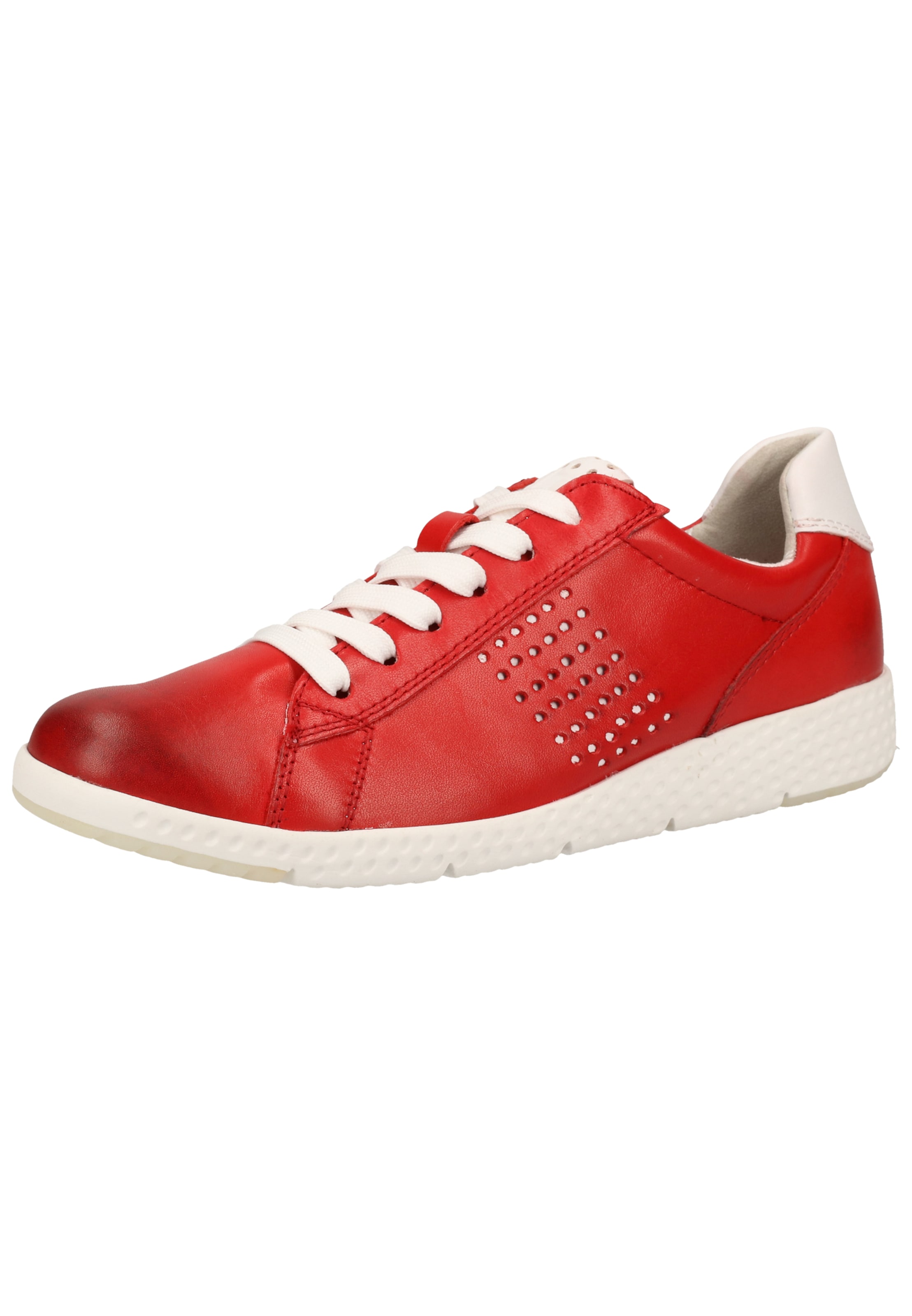 Baskets basses MARCO TOZZI en rouge : devant