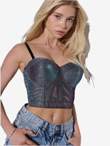 No Matter What Top in Grey