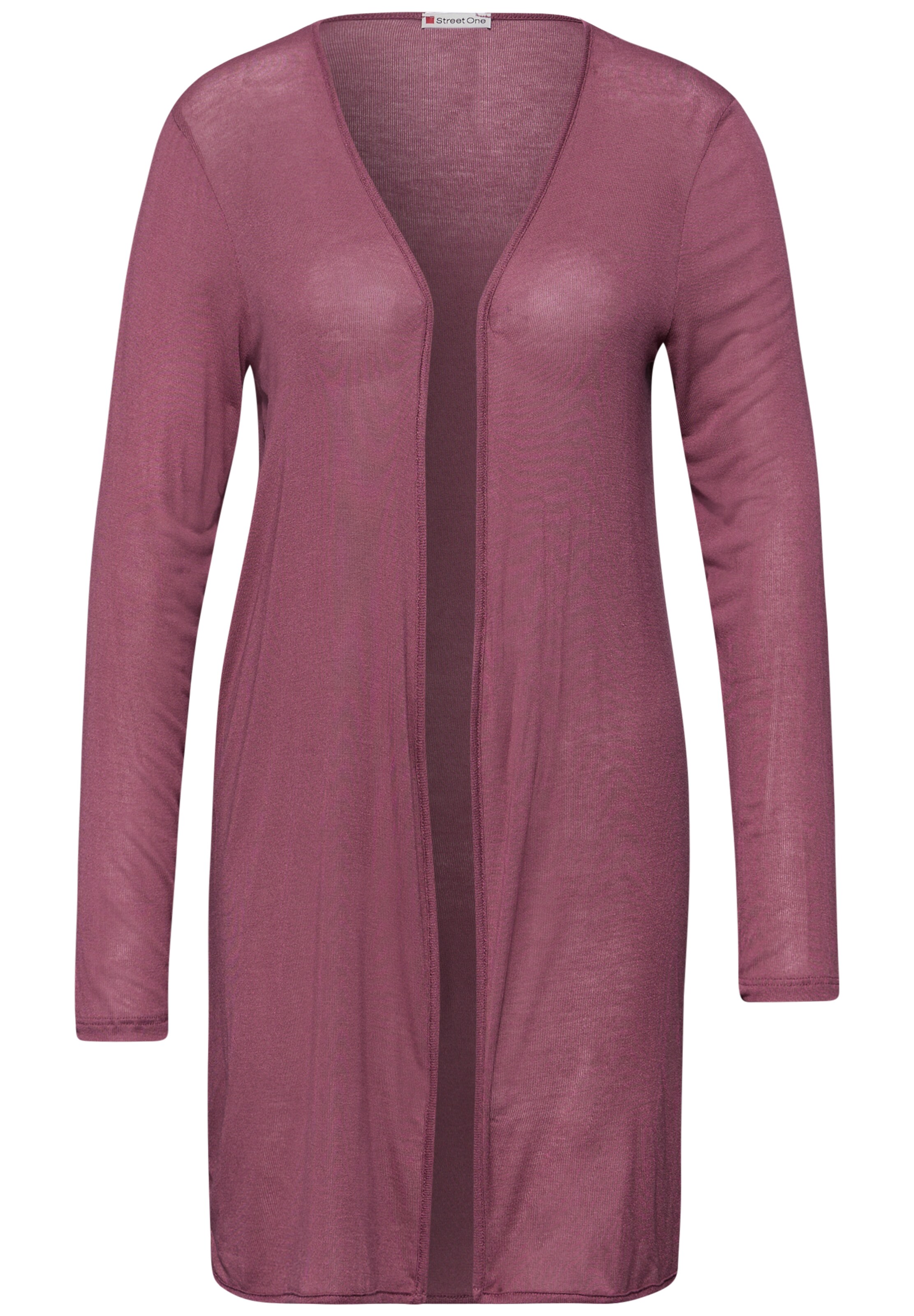 STREET ONE Strickjacke in Lila: Vorderseite