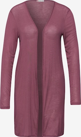 STREET ONE Strickjacke in Lila: Vorderseite