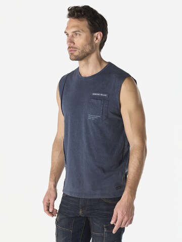 KOROSHI T-shirt i blå