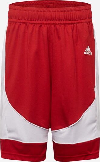 ADIDAS PERFORMANCE Sportske hlače u vatreno crvena / bijela, Pregled proizvoda