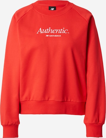 new balance Sweatshirt in Red: front