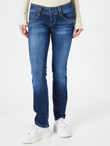 Pepe Jeans Slimfit Jeans 'GEN' in Blauw: voorkant