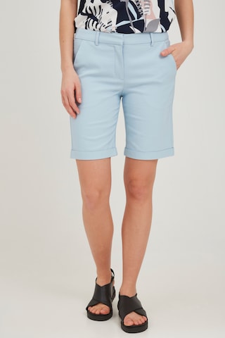 Fransa Regular Broek in Blauw: voorkant