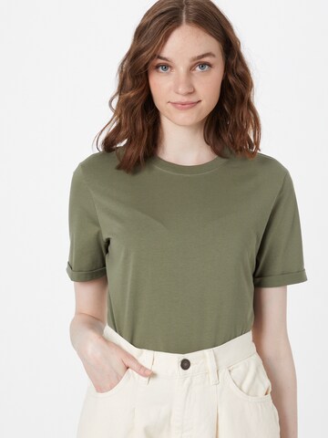 T-shirt 'Ria' PIECES en vert : devant