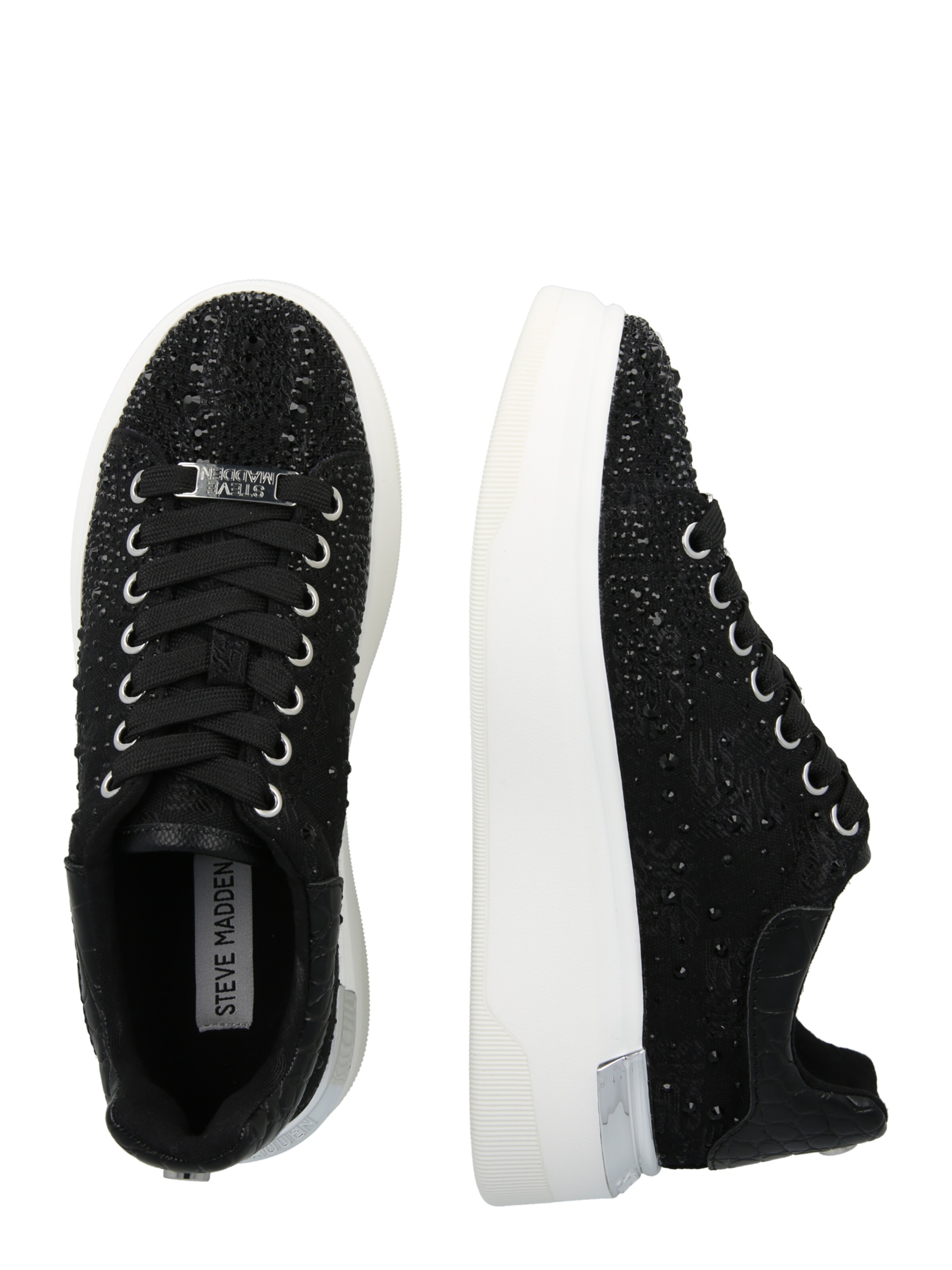 STEVE MADDEN Низкие кроссовки в Черный