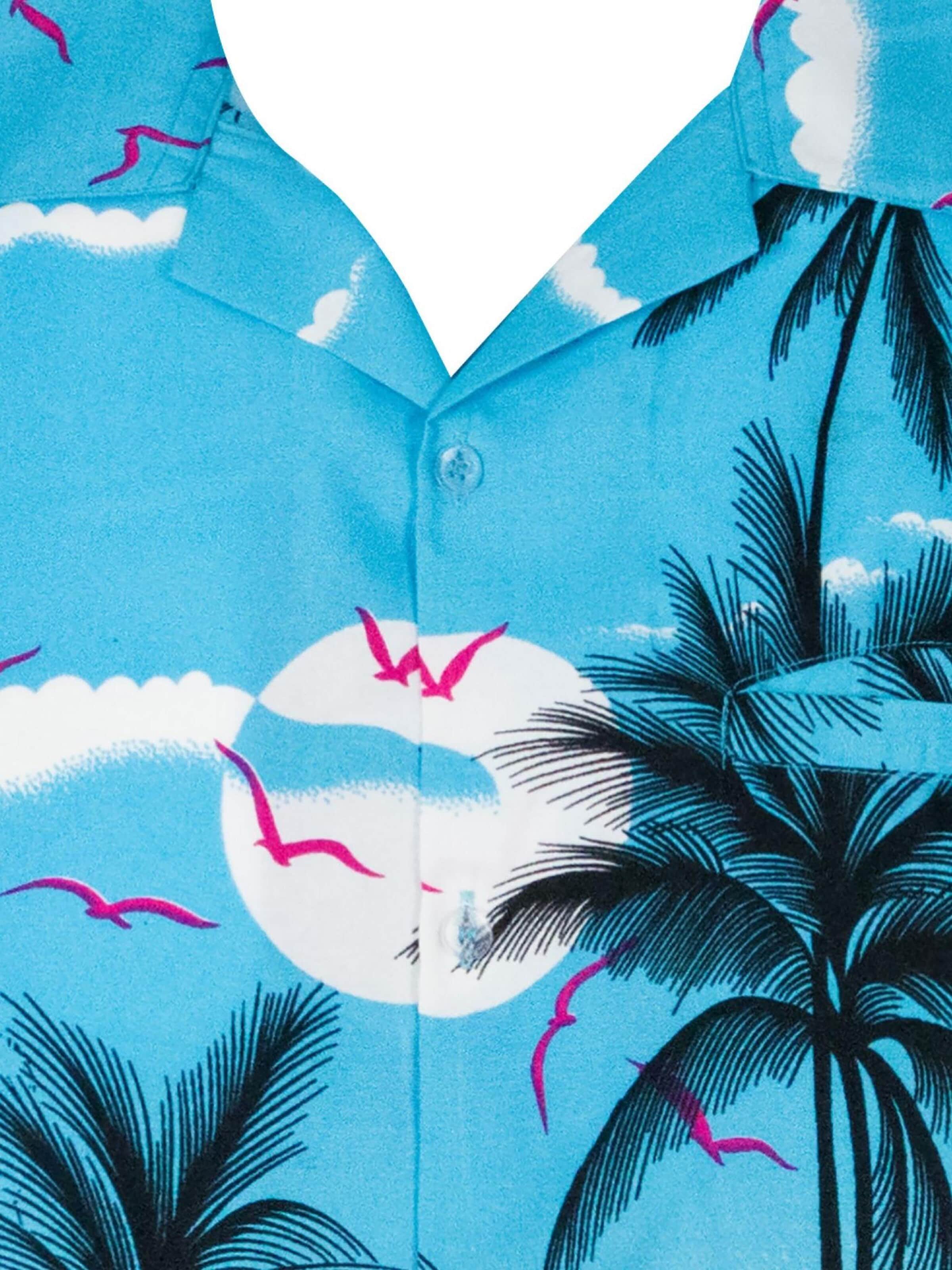 Maglietta 'Beach' di King Kameha in blu