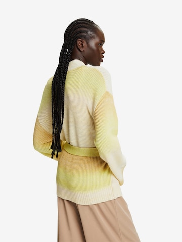 Cardigan ESPRIT en jaune