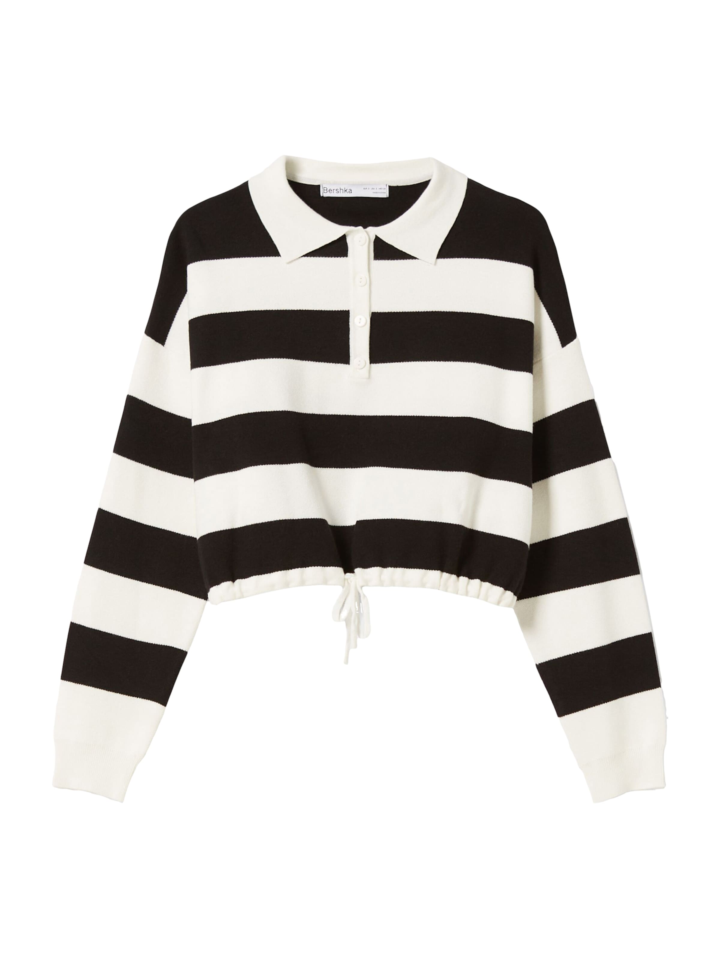 Bershka Sweter w kolorze biały: przód