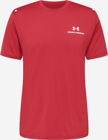 Tricou funcțional 'Rush Energy' de la UNDER ARMOUR pe roșu: față