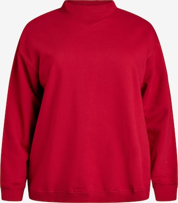 raudona Zizzi Megztinis be užsegimo 'Rikke': priekis