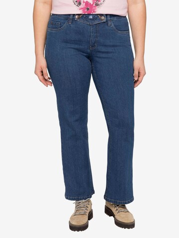 SHEEGO Boot cut Jeans in Blue: front