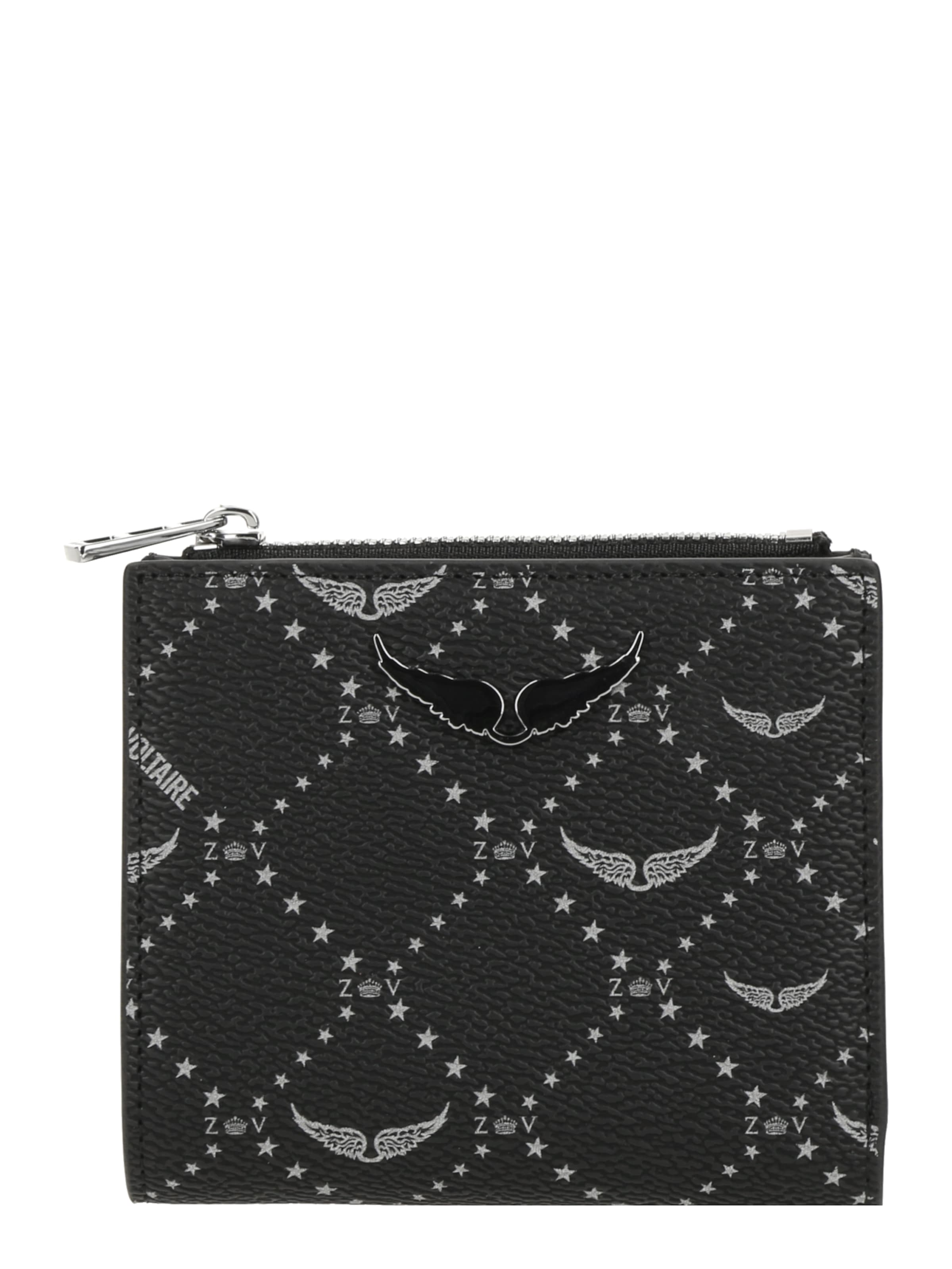 Zadig & Voltaire Wallet in Black: front