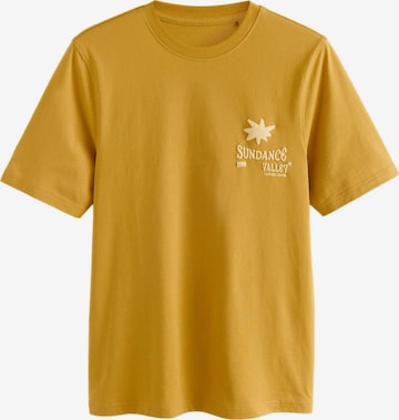 T-Shirt Next en jaune : devant