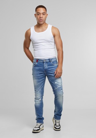 2Y Premium Slimfit Jeans 'Victor' in Blauw