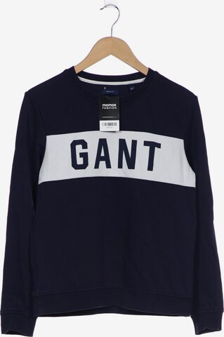 GANT Sweatshirt & Zip-Up Hoodie in M in Blue: front