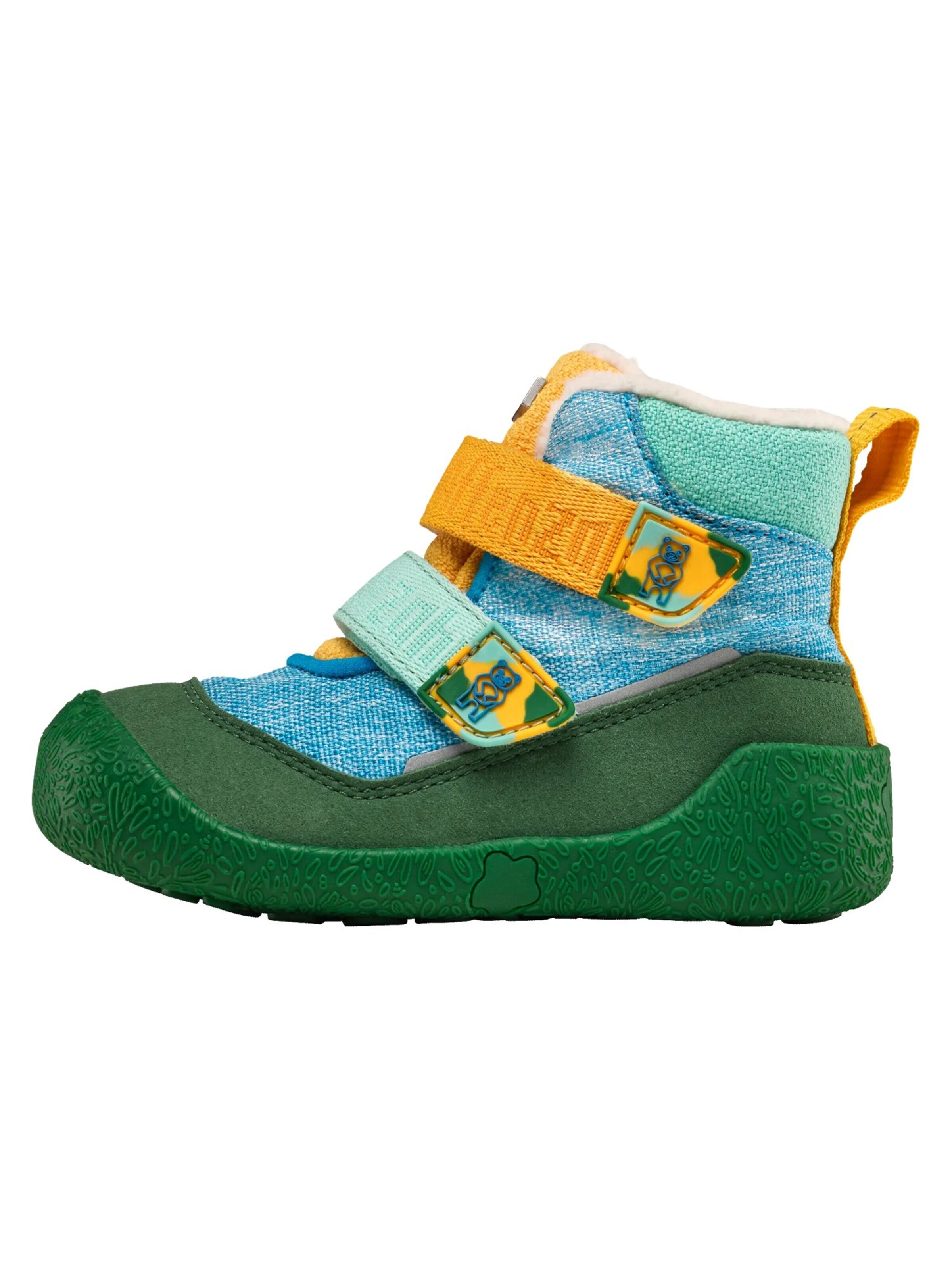 Affenzahn First-Step Shoes 'Snuggy' in Blue: front