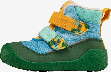 Affenzahn First-Step Shoes 'Snuggy' in Blue: front