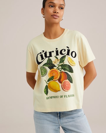 WE Fashion Shirt in Yellow: front